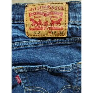 Levis 512 strait leg slim fit jeans sz 29x32